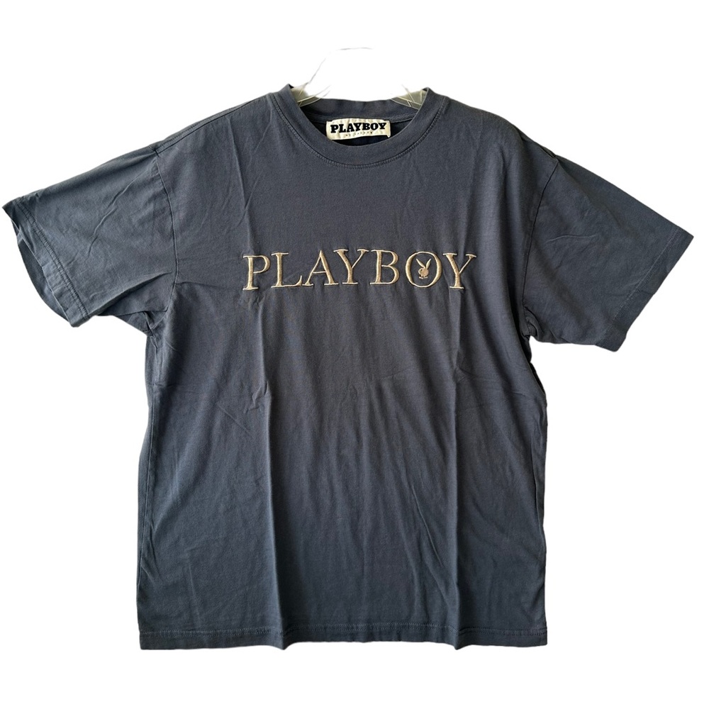 Playboy Pacsun Shirt Mens Small Embroidered Letters Casual Adult 90s